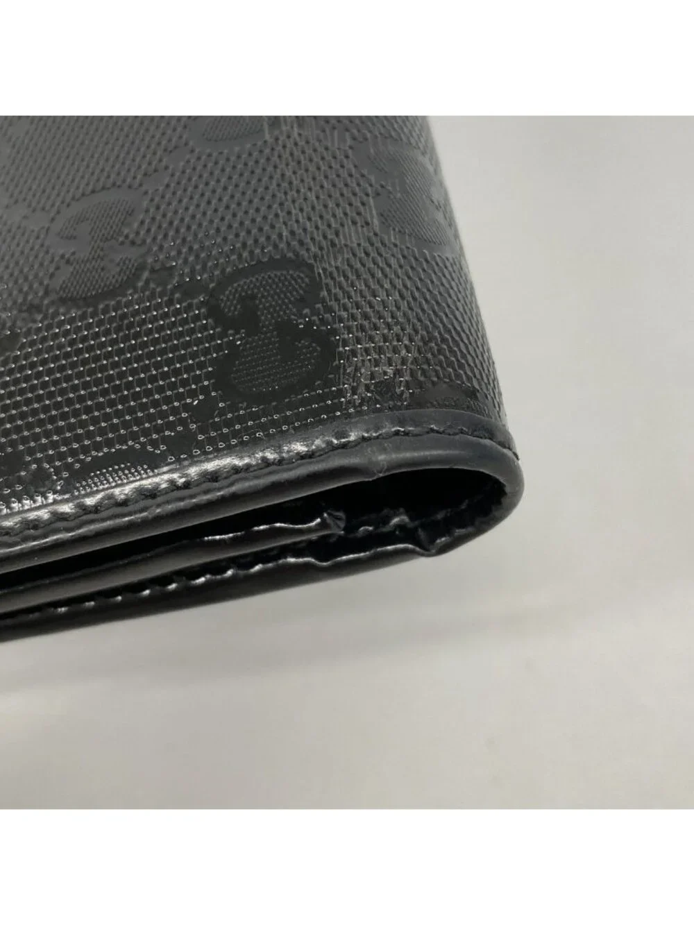 ★SOLD★ Gucci Wallet GG Supreme Black Silver - Picture 6 of 9